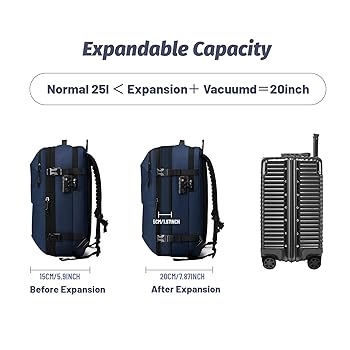 Amazon.co.jp: XINGSE 真空シールバックパック トラベル、拡張